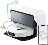 roborock S8 MaxV Ultra with Refill & Drainage System Robot Vacuum and Mop, Check Installation Space First, FlexiArm Design, Auto Mop Wash&Dry 10000Pa Suction, Obstacle Avoidance, 20mm Auto Mop Lifting