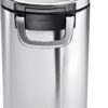 simplehuman 25 Liter, 27 lb / 12.2 kg Medium Pet Food Storage Container for Dog Food, Cat Food, and Bird Feed, Brushed Stainless Steel