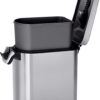 simplehuman 25 Liter, 27 lb / 12.2 kg Medium Pet Food Storage Container for Dog Food, Cat Food, and Bird Feed, Brushed Stainless Steel