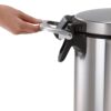 simplehuman 25 Liter, 27 lb / 12.2 kg Medium Pet Food Storage Container for Dog Food, Cat Food, and Bird Feed, Brushed Stainless Steel