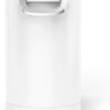 simplehuman 25 Liter, 27 lb / 12.2 kg Medium Pet Food Storage Container for Dog Food, Cat Food, and Bird Feed, White