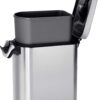 simplehuman 30 Liter, 32 lb / 14.5 kg Large Pet Food Storage Container for Dog Food, Cat Food, and Bird Feed, Brushed Stainless Steel