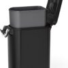 simplehuman 30 Liter, 32 lb / 14.5 kg Large Pet Food Storage Container for Dog Food, Cat Food, and Bird Feed, Matte Black
