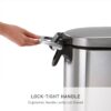 simplehuman 35 Liter, 40 lb / 18.1 kg X-Large Pet Food Storage Container for Dog Food, Cat Food, and Bird Feed, Brushed Stainless Steel simplehuman 35 Liter, 40 lb / 18.1 kg X-Large Pet Food Storage Container for Dog Food, Cat Food, and Bird Feed, Brushed Stainless Steel