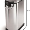 simplehuman 35 Liter, 40 lb / 18.1 kg X-Large Pet Food Storage Container for Dog Food, Cat Food, and Bird Feed, Brushed Stainless Steel simplehuman 35 Liter, 40 lb / 18.1 kg X-Large Pet Food Storage Container for Dog Food, Cat Food, and Bird Feed, Brushed Stainless Steel