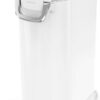 simplehuman 35 Liter, 40 lb / 18.1 kg X-Large Pet Food Storage Container for Dog Food, Cat Food, and Bird Feed, White