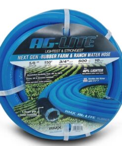 AG-LITE AL58150 5/8-in x 150 Premium -Duty Kink Free Rubber Blue Hose