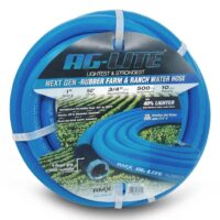 AG-LITE BLBBSALONE50 AG-Lite 1-in x 50-ft Premium -Duty Kink Free Rubber Blue Hose