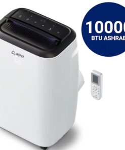 AIRO COMFORT AIRO-AIRCOND-10K 6000 BTU (DOE) 120-Volt Vented Medium Room Portable Air Conditioner Remote Included