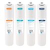 AQUASURE AF-CP100 Premier 4-stage Membrane Reverse Osmosis Filtration Under Sink Water Filtration System Chrome Faucet