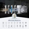 AQUASURE AS-PR75A Premier 4-stage Membrane Reverse Osmosis Filtration Under Sink Water Filtration System with Chrome Faucet