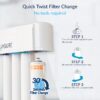AQUASURE AS-PR75A Premier 4-stage Membrane Reverse Osmosis Filtration Under Sink Water Filtration System with Chrome Faucet