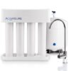 AQUASURE AS-PR75A Premier 4-stage Membrane Reverse Osmosis Filtration Under Sink Water Filtration System with Chrome Faucet