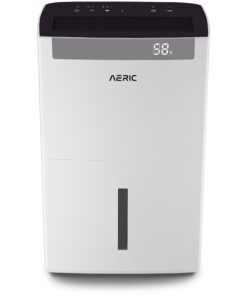 Aeric AERD501P 50 pt. Large Room Dehumidifier For Basements, Bathrooms, Crawlspaces, ENERGY STAR Certified, in White