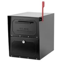 Architectural Mailboxes 620020B-10 Oasis TriBolt Locking Metal Extra Large Mailbox Black