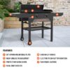 Blackstone 2465 28" Culinary Omnivore Griddle with Hard Cover 2 -Burner Liquid propane Flat Top Grill