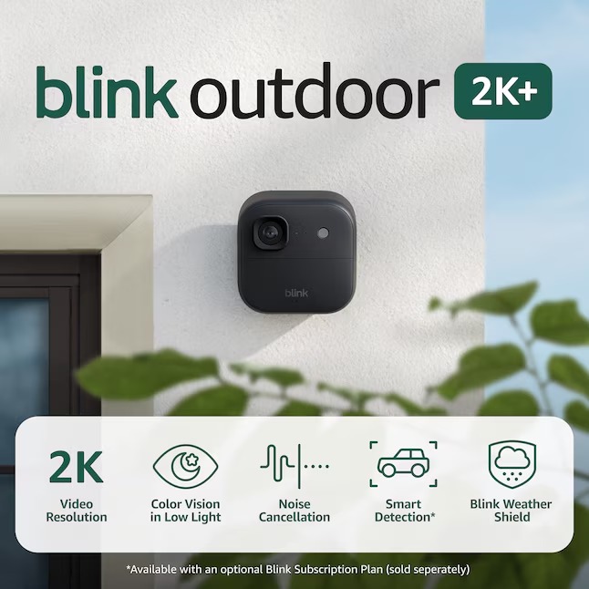 Blink B0F95KBD1R Outdoor 2K+ (newest model) - Wireless smart security camera, 2K video resolution, enhanced audio, long-lasting battery. Sync Module Core included - 3 camera system (Black)1_11zon Blink B0F95KBD1R Outdoor 2K+ (newest model) - Wireless smart security camera, 2K video resolution, enhanced audio, long-lasting battery. Sync Module Core included - 3 camera system (Black)