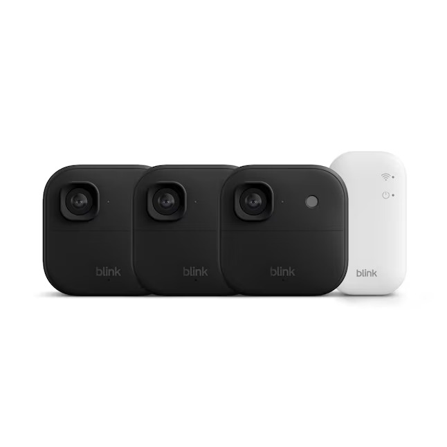 Blink B0F95KBD1R Outdoor 2K+ (newest model) - Wireless smart security camera, 2K video resolution, enhanced audio, long-lasting battery. Sync Module Core included - 3 camera system (Black)_11zon Blink B0F95KBD1R Outdoor 2K+ (newest model) - Wireless smart security camera, 2K video resolution, enhanced audio, long-lasting battery. Sync Module Core included - 3 camera system (Black)
