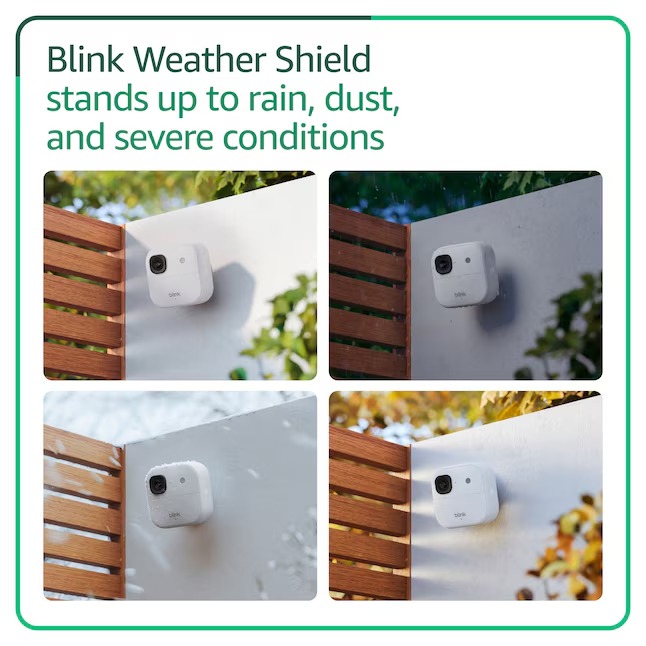 Blink B0F95NV4HK Outdoor 2K+ (newest model) - Wireless smart security camera, 2K video resolution, enhanced audio, long-lasting battery. Sync Module Core included - 2 camera system (White)589_11zon Blink B0F95NV4HK Outdoor 2K+ (newest model) - Wireless smart security camera, 2K video resolution, enhanced audio, long-lasting battery. Sync Module Core included - 2 camera system (White)