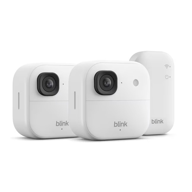 Blink B0F95NV4HK Outdoor 2K+ (newest model) - Wireless smart security camera, 2K video resolution, enhanced audio, long-lasting battery. Sync Module Core included - 2 camera system (White)_11zon Blink B0F95NV4HK Outdoor 2K+ (newest model) - Wireless smart security camera, 2K video resolution, enhanced audio, long-lasting battery. Sync Module Core included - 2 camera system (White)