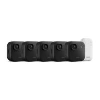 Blink B0F95XVBFS Outdoor 2K+ (newest model) - Wireless smart security camera, 2K video resolution, enhanced audio, long-lasting battery. Sync Module Core included - 5 camera system (Black)