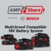 Bosch GXS18V-11N25 18 -Volt 2 -Pack Lithium-ion ( 4 Ah 4 Ah Battery Kit )