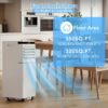 COWSAR LSA5407AC8K 5000 BTU (DOE) 115-Volt Vented Small Room Portable Air Conditioner Remote Included