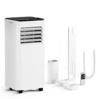 COWSAR LSAC4216B8K 5000 BTU (DOE) 115-Volt Vented Medium Room Portable Air Conditioner Remote Included