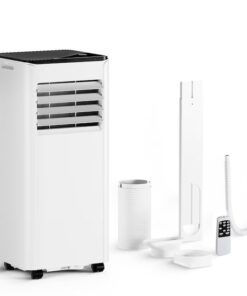 COWSAR LSAC4216B8K 5000 BTU (DOE) 115-Volt Vented Medium Room Portable Air Conditioner Remote Included