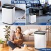 COWSAR LSDE4220B 50 pt. Large Room Dehumidifier For Basements, Bathrooms, Crawlspaces, in White