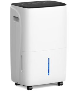 COWSAR LSDH4250E 150 pt. Dehumidifier (For Rooms 3001+ sq. ft) For Basements, Bathrooms, Crawlspaces, in White