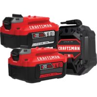 CRAFTSMAN CMCB2046-CK V20 20 -Volt 2 -Pack Lithium-ion ( 4 Ah 6 Ah Battery and Charger )
