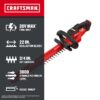 CRAFTSMAN CMCHT830B 20-volt max 22-in Battery Hedge Trimmer