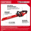 CRAFTSMAN CMCHT830B 20-volt max 22-in Battery Hedge Trimmer