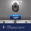 Chamberlain B6630 1-HP Premier Smart Compatible Belt drive Garage Door Opener Wi-Fi Compatibility and Battery Back-Up LED Light and Camera(s)