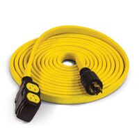 Champion Power Equipment 100439 25-Foot 30-Amp 125/250-Volt Duplex-Style Flat Generator Extension Cord (L14-30P to Four 5-20R) Champion Power Equipment Generator cord