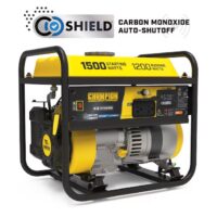 Champion Power Equipment 201285 CO Shield 1500 / 1200 -Watt Gasoline Single fuel Portable Generator