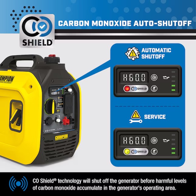 Champion Power Equipment 201317 CO Shield Ultralight Quiet Technology 2500 -Watt Single Fuel (Gasoline) Inverter Generator2_11zon Champion Power Equipment 201317 CO Shield Ultralight Quiet Technology 2500 -Watt Single Fuel (Gasoline) Inverter Generator