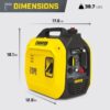 Champion Power Equipment 201317 CO Shield Ultralight Quiet Technology 2500 -Watt Single Fuel (Gasoline) Inverter Generator Champion Power Equipment 201317 CO Shield Ultralight Quiet Technology 2500 -Watt Single Fuel (Gasoline) Inverter Generator