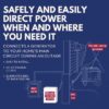 Connecticut Electric EGS107501G2KIT 30 -Amp Manual Transfer Switch