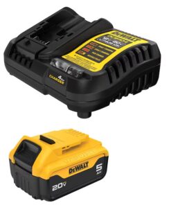 DEWALT DCB205C 20 -Volt 1 -Pack Lithium-ion ( 5 Ah Battery and Charger )