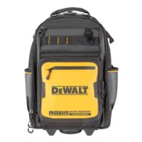 DEWALT DWST560101 Black/Yellow Ballistic nylon 9.375-in W x 21.125-in D x 13.75-in L Zippered Rolling Backpack