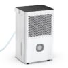 Elexnux GTN-SDL-30P 30 pt. Dehumidifier (For Rooms 1001 - 1500 sq. ft) For Basements, Bathrooms, Crawlspaces, in White