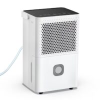 Elexnux GTN-SDL-30P 30 pt. Dehumidifier (For Rooms 1001 - 1500 sq. ft) For Basements, Bathrooms, Crawlspaces, in White