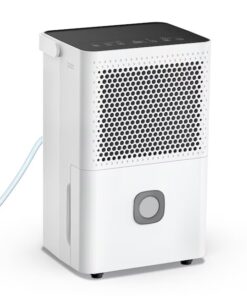 Elexnux GTN-SDL-30P 30 pt. Dehumidifier (For Rooms 1001 - 1500 sq. ft) For Basements, Bathrooms, Crawlspaces, in White
