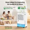 Elexnux LGT-2012EE 30 pt. Dehumidifier (For Rooms 1501 - 3000 sq. ft) For Basements, Bathrooms, Crawlspaces, in White