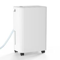 Elexnux LGT-2012EE 30 pt. Dehumidifier (For Rooms 1501 - 3000 sq. ft) For Basements, Bathrooms, Crawlspaces, in White