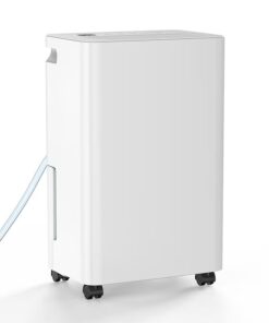 Elexnux LGT-2012EE 30 pt. Dehumidifier (For Rooms 1501 - 3000 sq. ft) For Basements, Bathrooms, Crawlspaces, in White