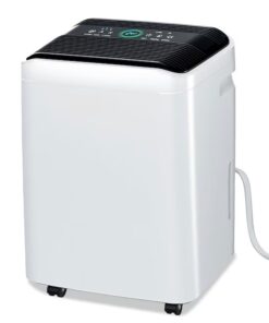 Elexnux LW-AP25-2003EE 50 pt. Dehumidifier (For Rooms 3001+ sq. ft) For Basements, Bathrooms, Crawlspaces, in White