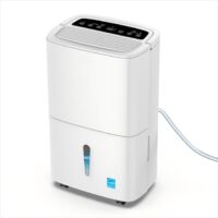 Elexnux LW-SDZ1-120P 120 pt. Dehumidifier (For Rooms 3001+ sq. ft) For Basements, Bathrooms, Crawlspaces, in White